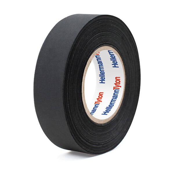 HellermannTyton Wickelband Polyester-Gewebeband HTAPEPROTECT180PETBK